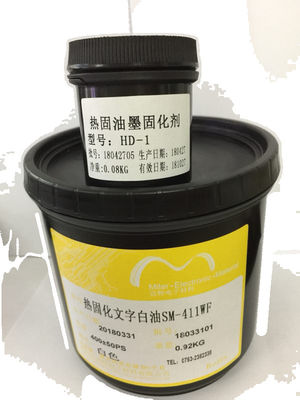 Κίνα Υψηλό προσκόλλησης θερμικό ιάσιμο PCB χαρακτηρισμού μελάνι εκτύπωσης όφσετ χρώματος μελανιού άσπρο/μαύρο προμηθευτής